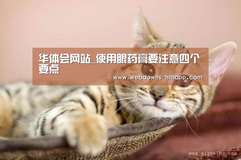 华体会网站_使用眼药膏要注意四个要点(图3) 华体会体育